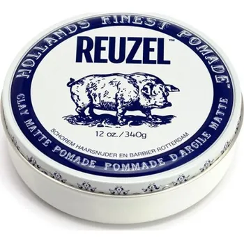 Stylingový přípravek Reuzel Clay pomáda na vlasy – matný vzhled, střední fixace & zvýraznění pramenů - Reuzel-340g