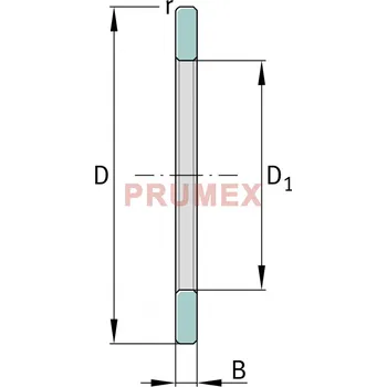INA GS 81207 axiální ložiskový kroužek
