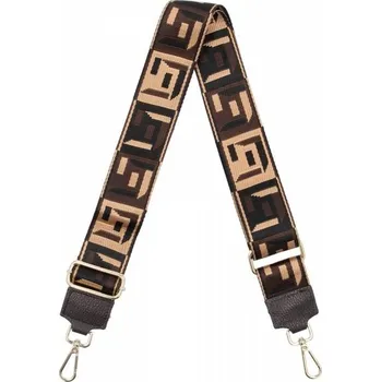 Kabelka Módní pásek na tašku Geometric PA005 čokoládový