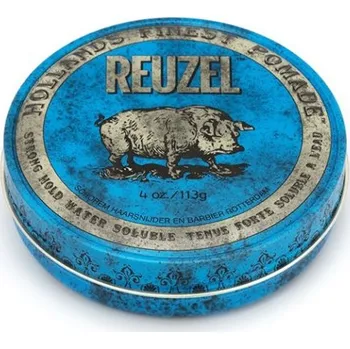 Stylingový přípravek Reuzel Modrá vodou rozpustná pomáda pro muže se silnou fixací pro všechny typy vlasů -Reuzel – 113 g