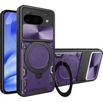 Pouzdro na mobilní telefon Kryt Google Pixel 9a, Techsuit CamGuard Pro - fialový