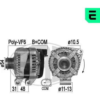 Alternátor Alternátor ERA 209529A