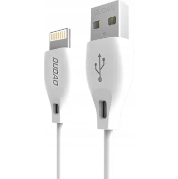 Datový kabel Kabel Dudao USB - Apple Lightning 2 m bílý