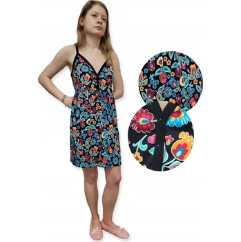 Dámská noční košile Noční košile Dartomik s ramínky, nad kolena, velikost M