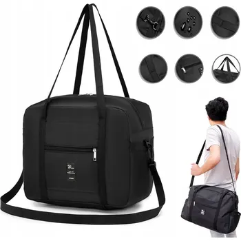 SKLÁDACÍ CESTOVNÍ TAŠKA / PŘENOSNÁ TAŠKA NA OBLEČENÍ - VELKÁ KAPACITA