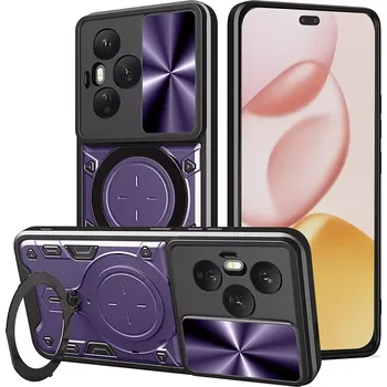 Pouzdro na mobilní telefon Kryt Honor 400 Pro, Techsuit CamGuard Pro - fialový