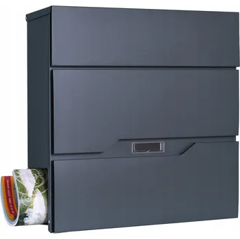 Poštovní schránka Poštovní schránka Gockowiak s držákem na noviny, šedá