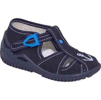Chlapecká obuv Zetpol Chlapecké Papuče Igor, tmavě modré, velikost 24