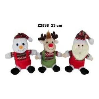 plyšák Zwierzęta świąteczne 23cm MIX
