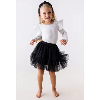 Dívčí šaty Dívčí sukýnka Lily Grey - black - 116