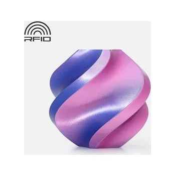 Filament Bambu Lab PLA Silk Multi-Color, Neon City, s cívkou, 1,75mm, 1kg (modro-růžová)