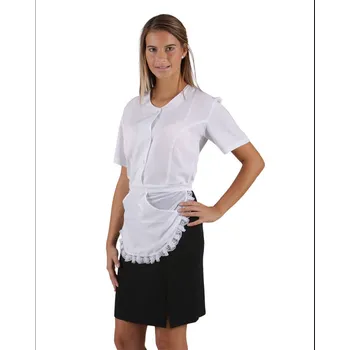 Pracovní zástěra Tradetex Dámská zástěra pro servírky 0023 bílá