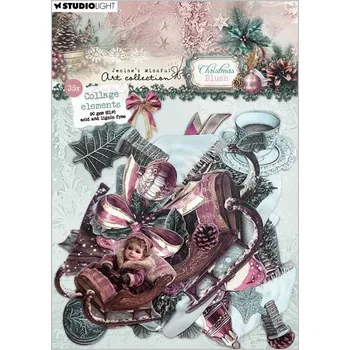 Výtvarná sada Papírové výseky "Vánoce jako z pohádky", 35 ks