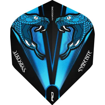 Příslušenství pro šipky Letky Red Dragon Hardcore Peter Wright Snakebite Blue