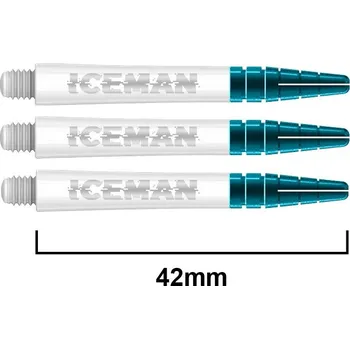 Příslušenství pro šipky Násadky Red Dragon Nitrotech Iceman White Medium