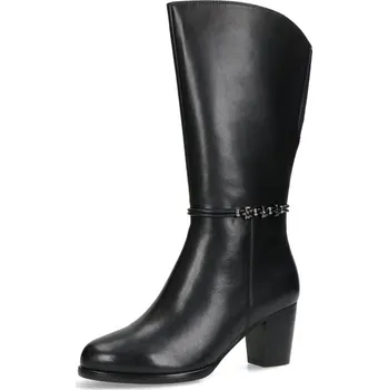 Dámské kozačky Epica dámské kožené kozačky - černé