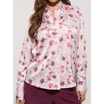 Dámská košile Sinsay - Saténová košile s kapsou - vícebarevná - 248FI-MLC - 248FI-MLC-S