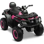 Autíčko - čtyřkolka na baterie Rush Army - růžové