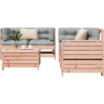 Zahradní sestava zahrada-XL 5dílná zahradní sedací souprava masivní dřevo douglasky 3250814