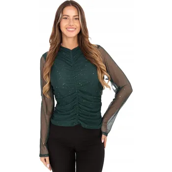 Dámská halenka Italy Moda halenka s dlouhým rukávem střih klasická univerzální velikost