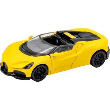 autíčko BUGATTI MISTRAL žluté 1:43 kovový model auta - RE.EL TOYS