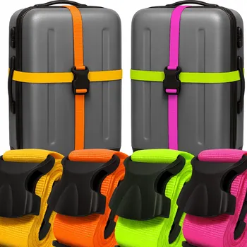 4X ZAJIŠŤOVACÍ POPRUH NA KUFR ZAVAZADLA TAŠKY PEVNÝ UPEVŇOVACÍ POPRUH