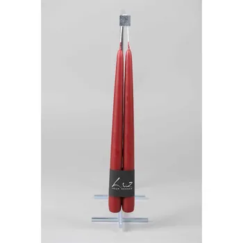 Svíčka Pár kónických vínových svíček - 30 cm