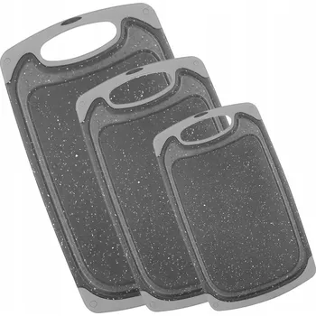 Kuchyňské prkénko SADA NA KRÁJENÍ s PŘÍSLUŠENSTVÍM 6 ks Černá