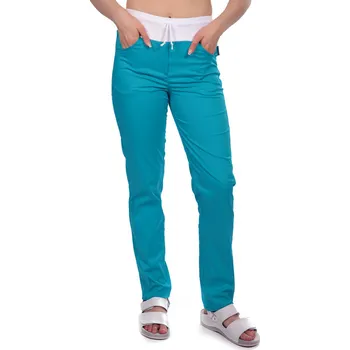 Dámské oblečení Dámské kalhoty MATYLDA, tyrkysová, VS168