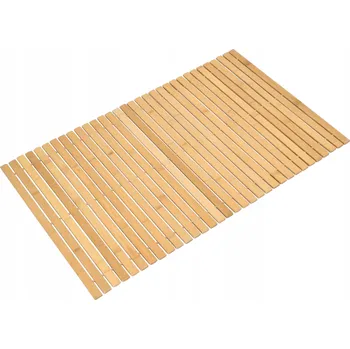 Koupelnová předložka Koupelnová předložka Gockowiak hnědá bambusová 50x80 cm protiskluzová