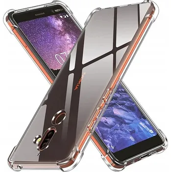 Pouzdro na mobilní telefon Bezbarvý Zadní Kryt Pskom pro Nokia 7 Plus