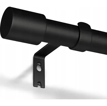 Garnýž GEEBOBO GARNÝŽ NASTAVITELNÁ ZÁVĚSOVÁ TYČ ZÁVĚSNÁ ČERNÁ 19 mm 76-228cm PREMIUM