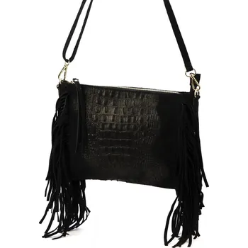 Dámská kabelka Luka 26-015 CROCO černá