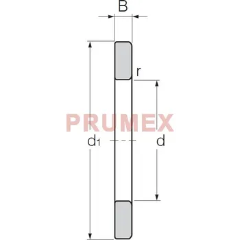 ZEN WS 81108 hřídelový axiální ložiskový kroužek