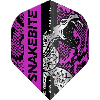 Letky Red Dragon Peter Wright Snakebite Hardcore Coiled Snakeskin Purple