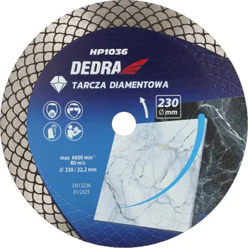 Řezný kotouč Diamantový kotouč 230mm šupina DEDRA-EXIM H1036