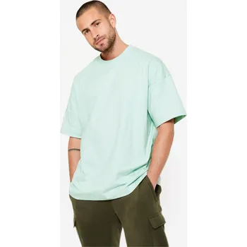 Pánské tričko DOMYOS Pánské fitness tričko M ZELENÁ