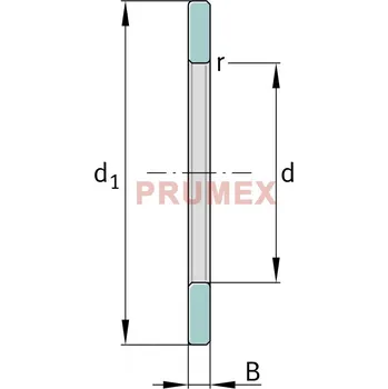 INA WS 89309 hřídelový axiální ložiskový kroužek