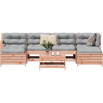 Zahradní sestava zahrada-XL 7dílná zahradní sedací souprava masivní dřevo douglasky 3250990