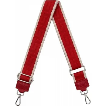 Kabelka Módní pásek na tašku Geometric PA005 Červený/Bežový