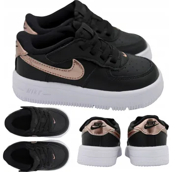 Dívčí tenisky DĚTSKÉ POHODLNÉ TENISKY NIKE AIR FORCE 1 EASYON HF5483 001 vel. 23,5