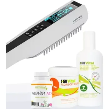 Lampa pro světelnou terapii Domácí UVB – Kompletní Péče: Lampa, Psorisoft, Šampon a Vitamíny