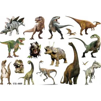 Odstranitelné tetování Tetování Dinosauři – Prehistorická zábava pro malé objevitele! (1 ks)