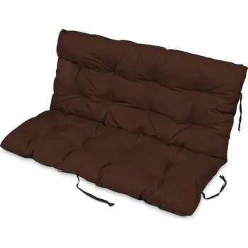 Polštář Polštář 140 x 110 x 10 cm hnědý