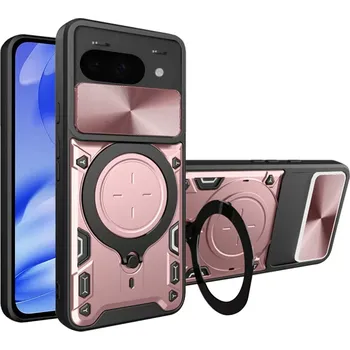 Pouzdro na mobilní telefon Kryt Google Pixel 9a, Techsuit CamGuard Pro - rose gold