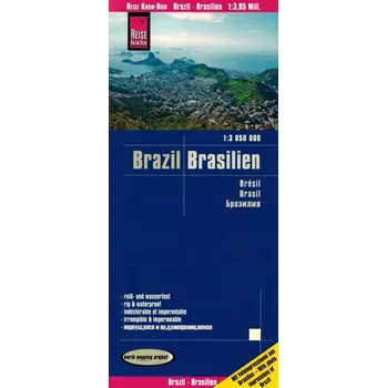 Reise Know-How Landkarte Brasilien / Brazil (1:3.850.000) Kolektiv autorů