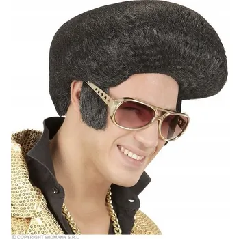 Karnevalová paruka Widmann paruka krátké vlasy černá