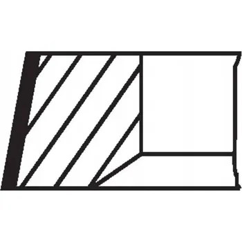 Píst motoru Mahle 001 RS 11133 0N0 Sada pístních kroužků