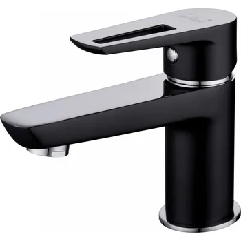 Vodovodní baterie Stojánková umyvadlová baterie Cersanit Mille, černá