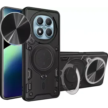 Pouzdro na mobilní telefon Kryt Xiaomi Redmi Note 14 Pro 4G Techsuit CamGuard Pro - černý